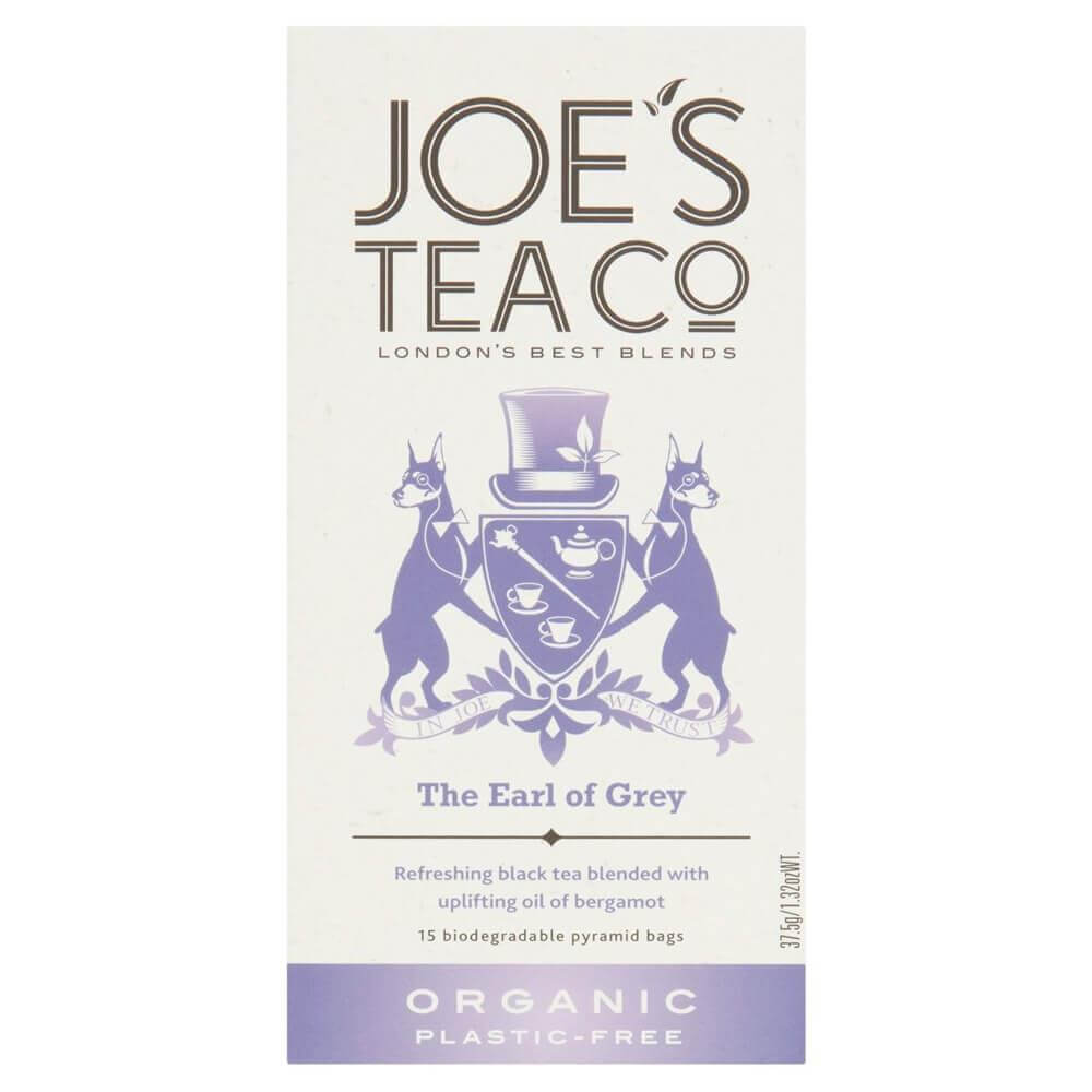 Joe's Tea Co. Ever-So-English Organic The Early of Grey Tea 15 Bags